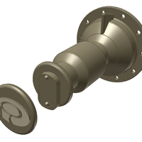 Low friction spool holder for glass marbles, for screws  - Thumbnail 5