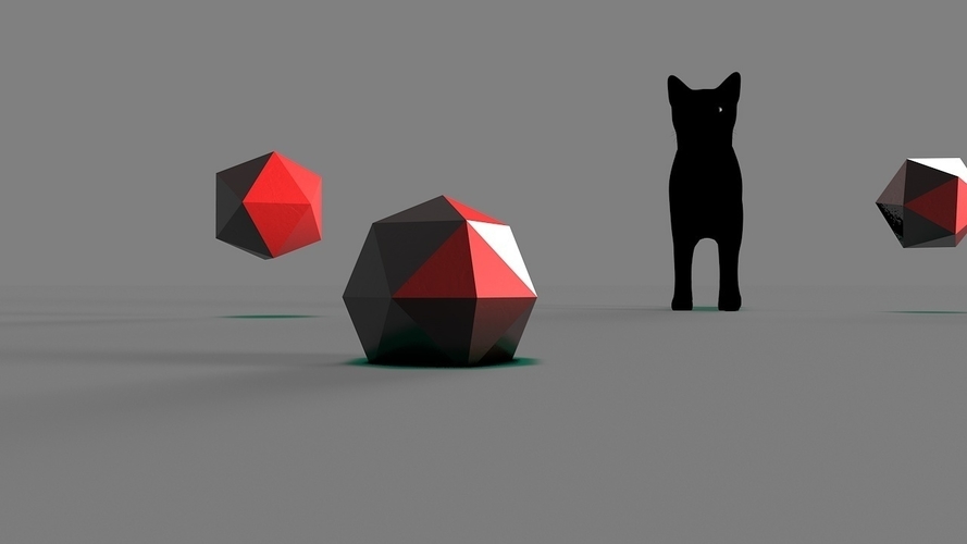Cat ball Toy 3D Print 247142