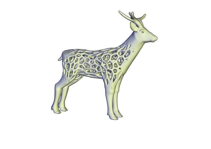 deer _voronoi 3D Print 247181