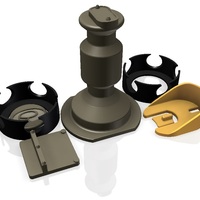Makerbot Low friction spool holder for glass marbles - Thumbnail 2