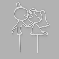 Wedding topper for a cake - Thumbnail 4