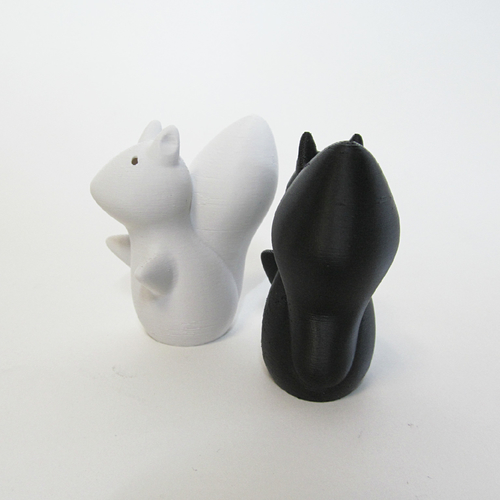 Squirrel S&P Shaker 3D Print 247259