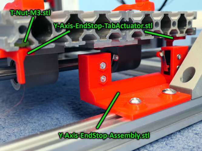 Desktop 3018 CNC Engraver / Router Endstops & Accessories 3D Print 247316