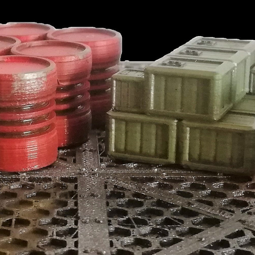 Industrial Sector Omicron - Accessories Sci Fi Bundle  3D Print 247334