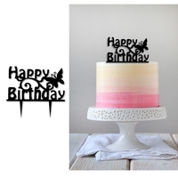 Birthday cake topper  set of 3  - Thumbnail 1