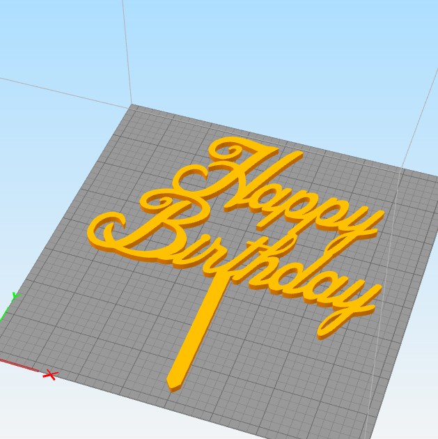 STL file Happy Birthday Marathon Cake Topper 🎂・3D printer design to  download・Cults