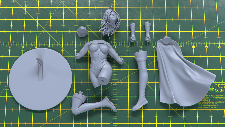 Female Superhero 3D Print 247418