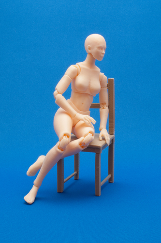 Articulated Poseable Female Figure 3D Print 247429
