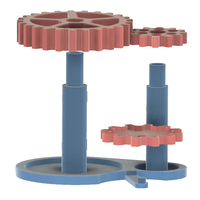 Movable Gears Pens and tools holder  - Thumbnail 4