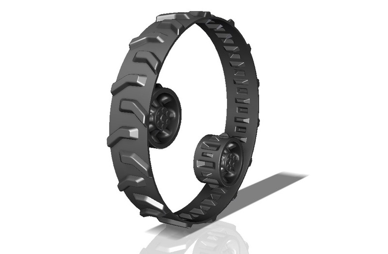 Tank Tread Rov Robot Tank Treads - Pinshape