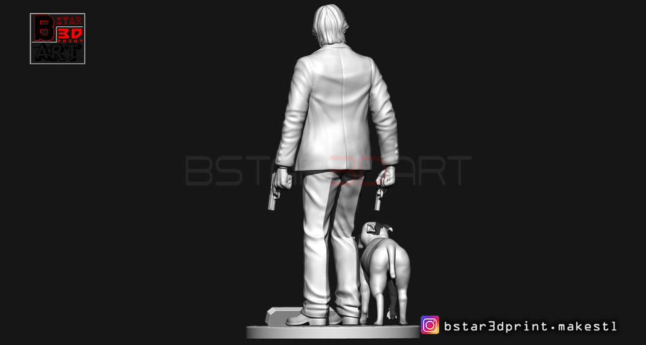 Keanu Reeves - John Wick 3d print 3D Print 247488