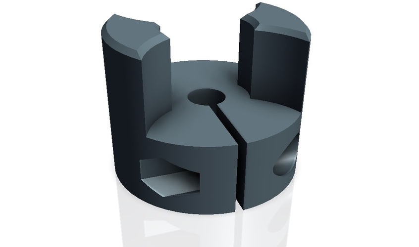 Coupling with flexible center part 3D Print 24753