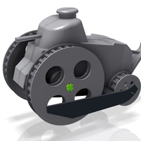 Caricature WWI toy Renault FT-17 tank - Thumbnail 3