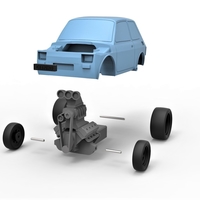 Crazy Fiat 126p Scale 1:24 - Thumbnail 17