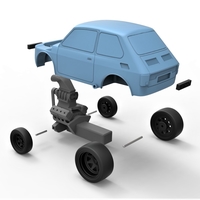 Crazy Fiat 126p Scale 1:24 - Thumbnail 21