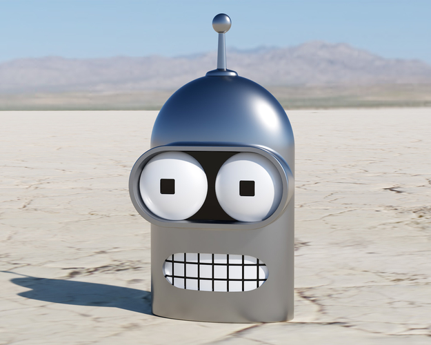 Bender Wall Piece (Mask)  3D Print 247830