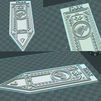 ESTANDARTE CASA STARK, GAME OF THRONES - Thumbnail 2