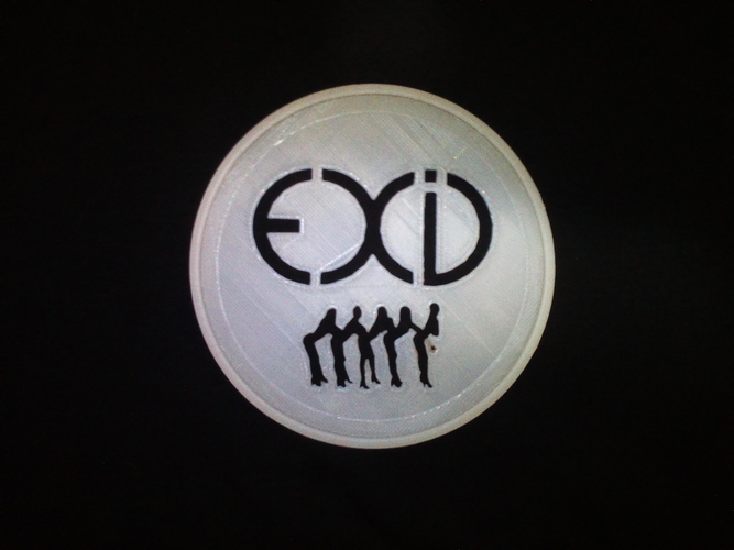 EXID coaster 3D Print 247849