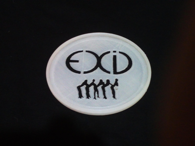 EXID coaster 3D Print 247850