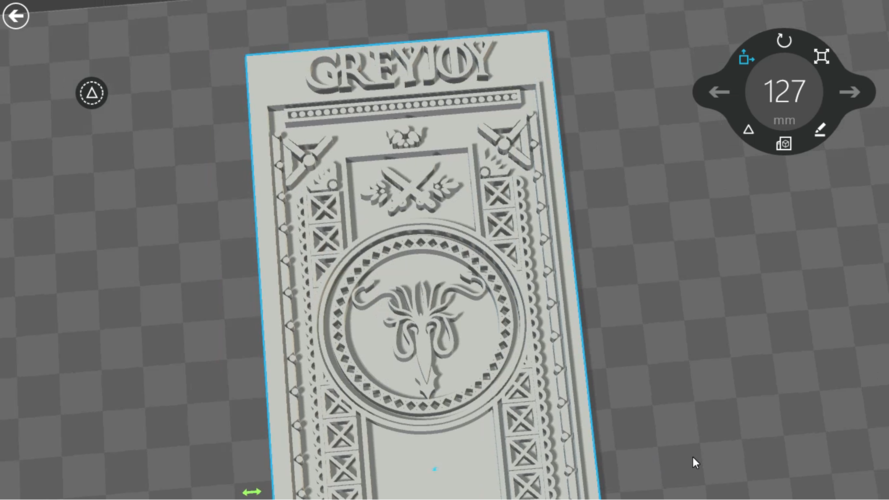 ESTANDARTE CASA GREYJOY, JUEGO DE TRONOS 3D Print 247978