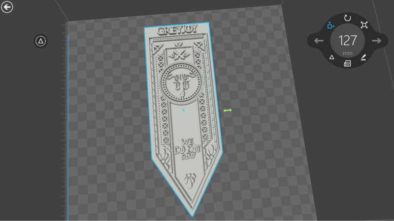 ESTANDARTE CASA GREYJOY, JUEGO DE TRONOS