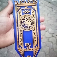 ESTANDARTE CASA TARGARYEN, GAME OF THRONES - Thumbnail 4