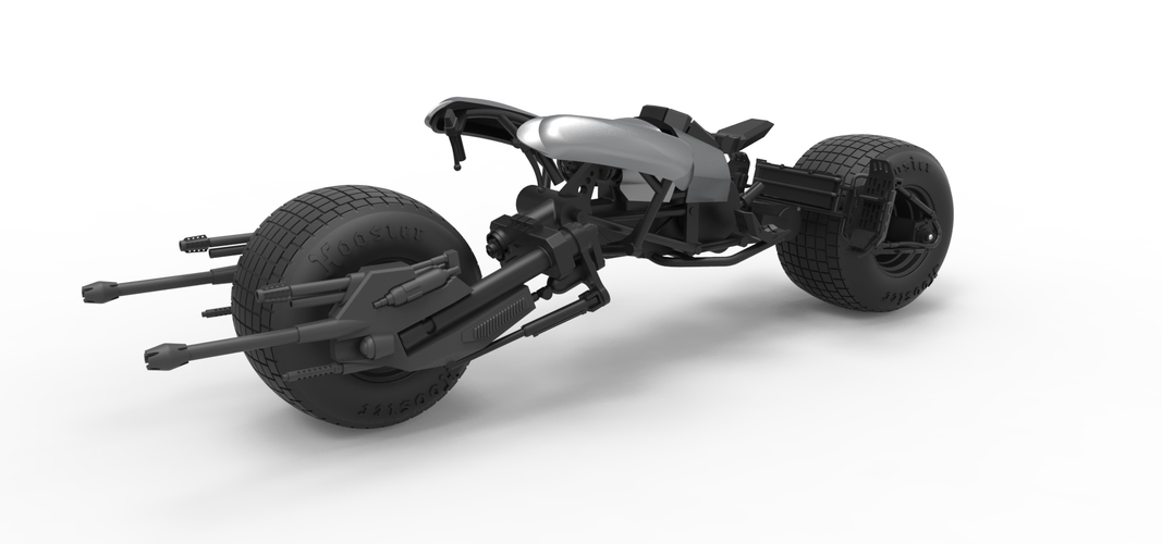 Diecast model Batpod from the movie The Dark Knight Scale 1:12