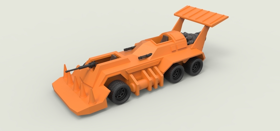 Diecast model Eliminator from the game Thunder Road Scale 1:43