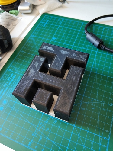 Thurbolt logo block 3D Print 248141