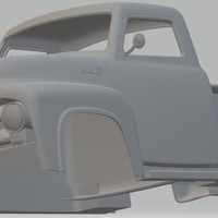 Ford F250 1955 Printable Body Truck - Thumbnail 3