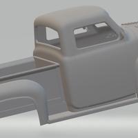 Ford F250 1955 Printable Body Truck - Thumbnail 4