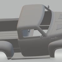 Ford F250 1955 Printable Body Truck - Thumbnail 5