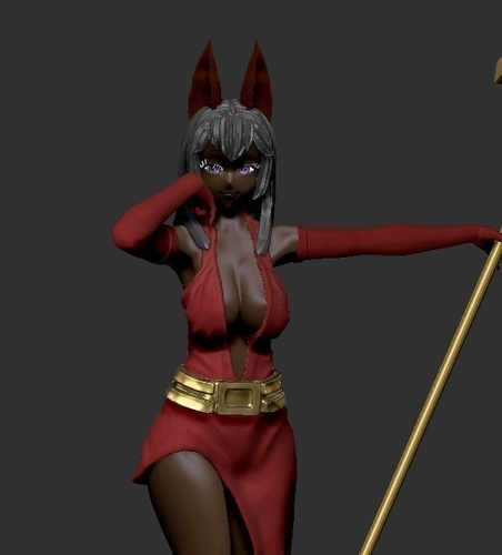 Anubis sexy  girl  3D Print 248214