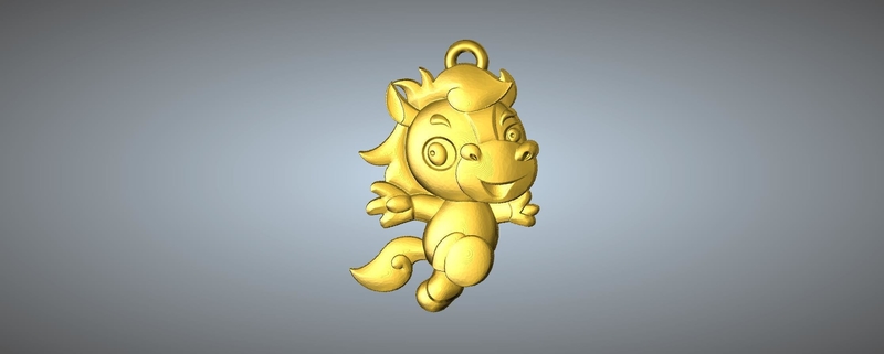 QD type  Zodiac pendant 7 Horse