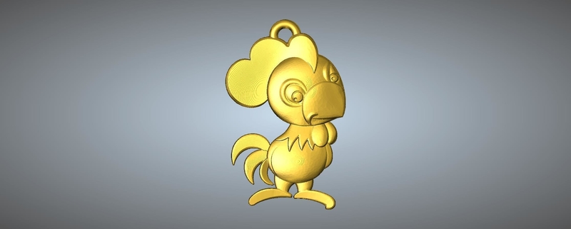 QD type  Zodiac pendant 10 Rooster