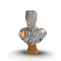 Small The Star God Bust 3D Printing 248325
