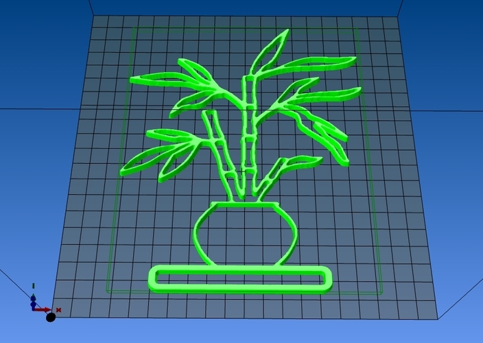 Bamboo Pot 3D Print 24843
