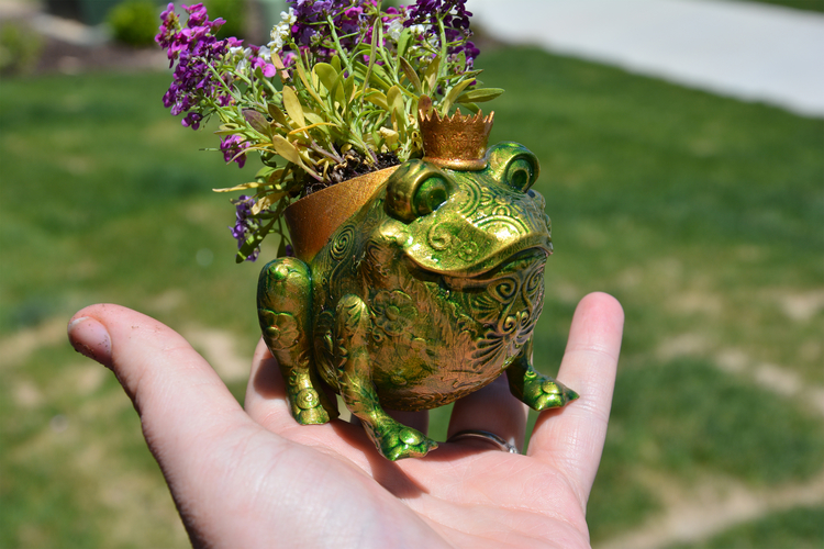 Froggy Planter 3D Print 248448