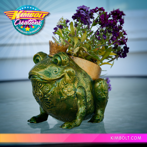 Froggy Planter 3D Print 248449