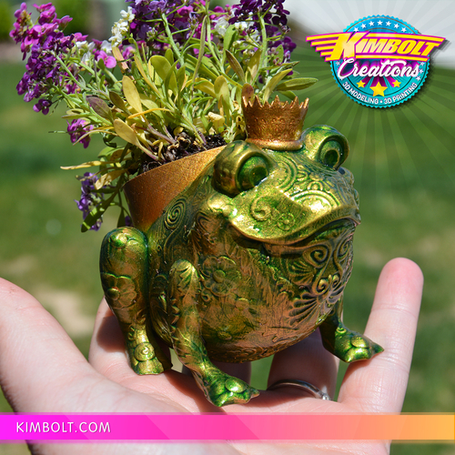 Froggy Planter 3D Print 248450