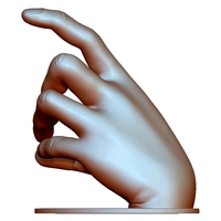 Phone holder stand mount 3Dprintable model for any smartphon - Thumbnail 3