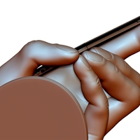 Phone holder stand mount 3Dprintable model for any smartphon - Thumbnail 5