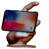 Phone holder stand mount 3Dprintable model for any smartphon - Thumbnail 10