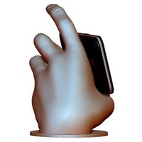 Phone holder stand mount 3Dprintable model for any smartphon - Thumbnail 13