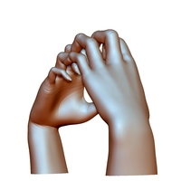 Heart sign hands couple in love - Thumbnail 3