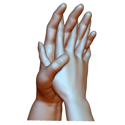Hands couple in love 3D Print 248584