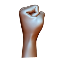 Fist hand gesture male knuckle - Thumbnail 6