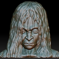 Samara The Ring bas relief 3d model - Thumbnail 2