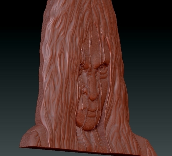 Samara The Ring bas relief 3d model 3D Print 248719
