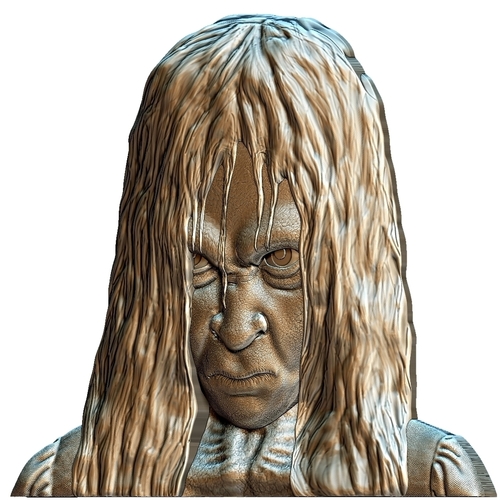 Samara The Ring bas relief 3d model 3D Print 248728